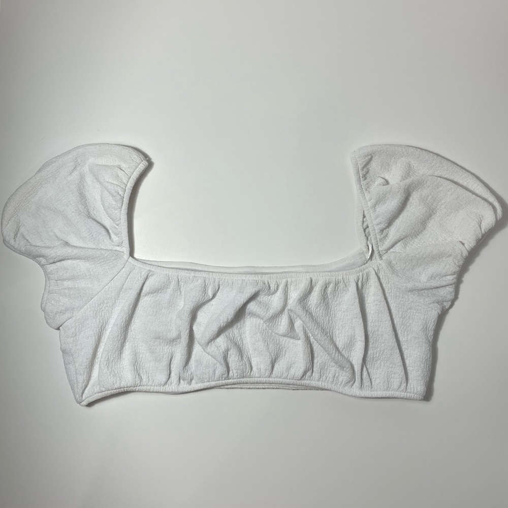 White Puff Sleeve Blouse